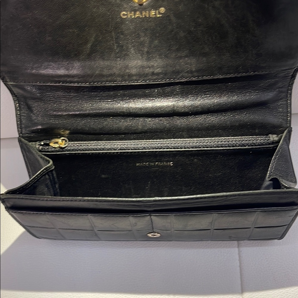 Authentic CHANEL Chocolate Bar Purse Wallet - Picture 13 of 15